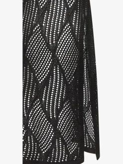Robe en tricot robe d'été à encolure en v profonde