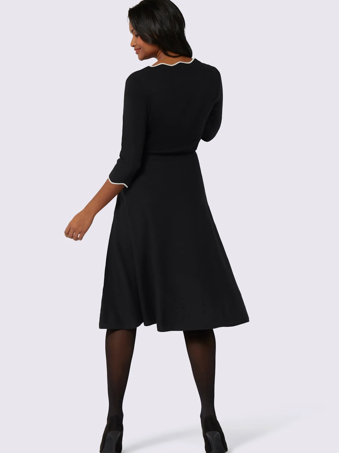 Robe en tricot tricot fin élégant