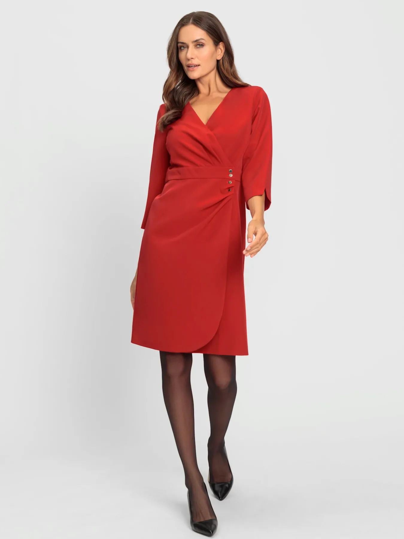 Robe extensible superbe aspect cache-cœur