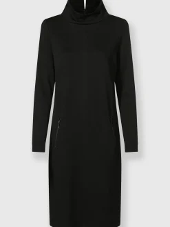 Robe fourreau grand col roulé