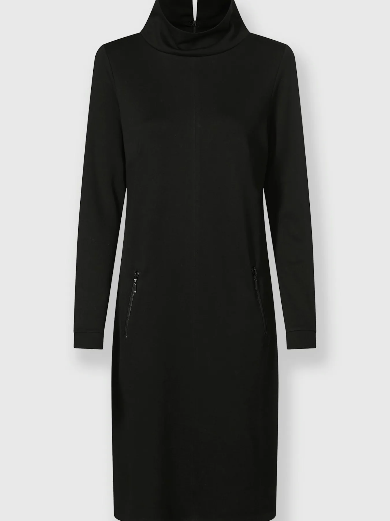 Robe fourreau grand col roulé