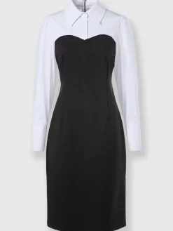 Robe fourreau look 2 en 1