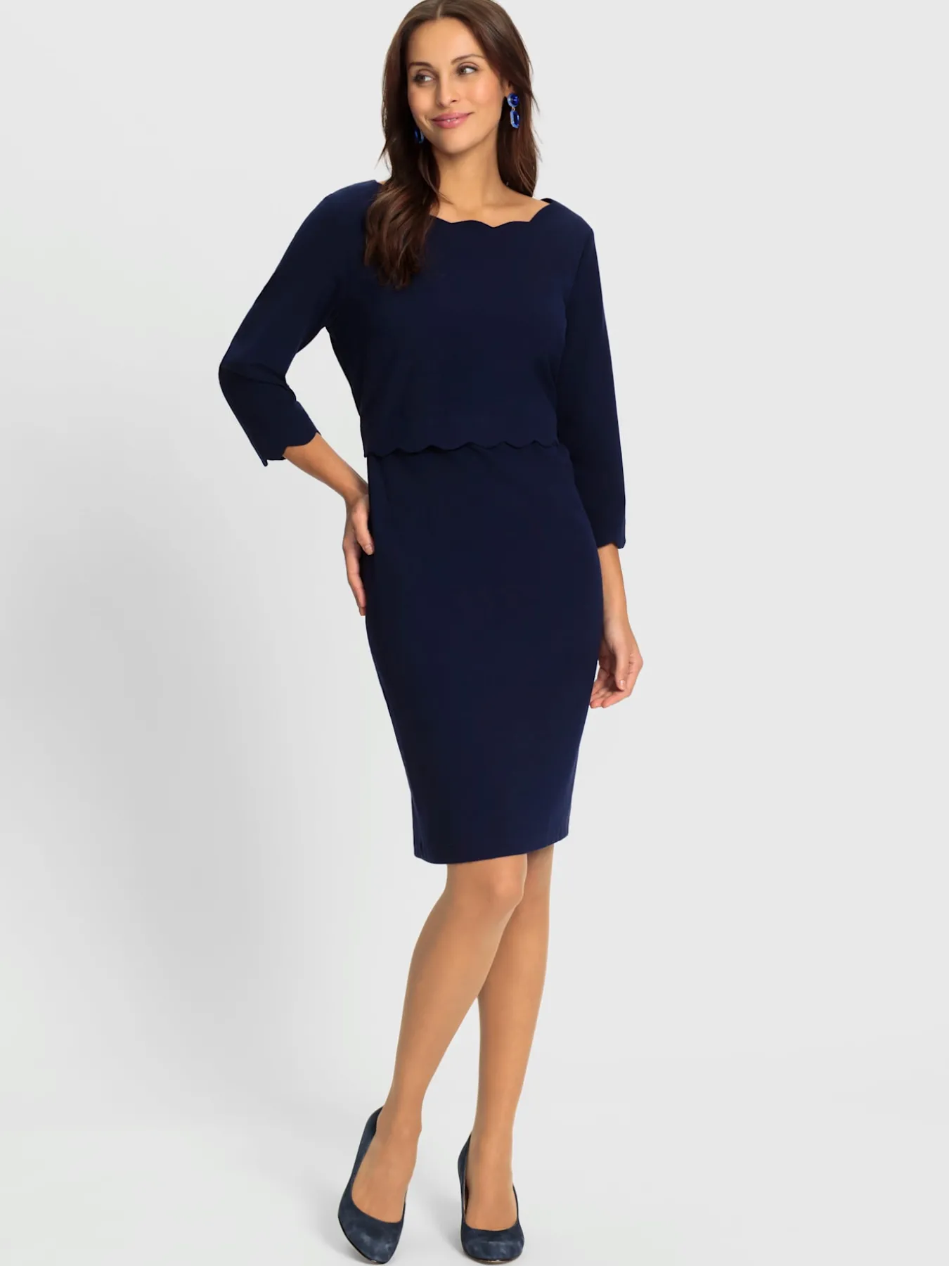 Robe fourreau qualité tissée