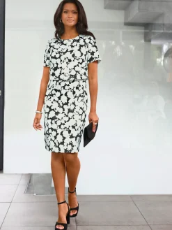 Robe fourreau qualité tissée
