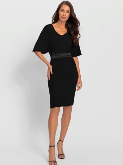 Robe fourreau taille cintrée tendance