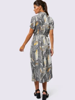 Robe imprimée avec viscose (ecovero)