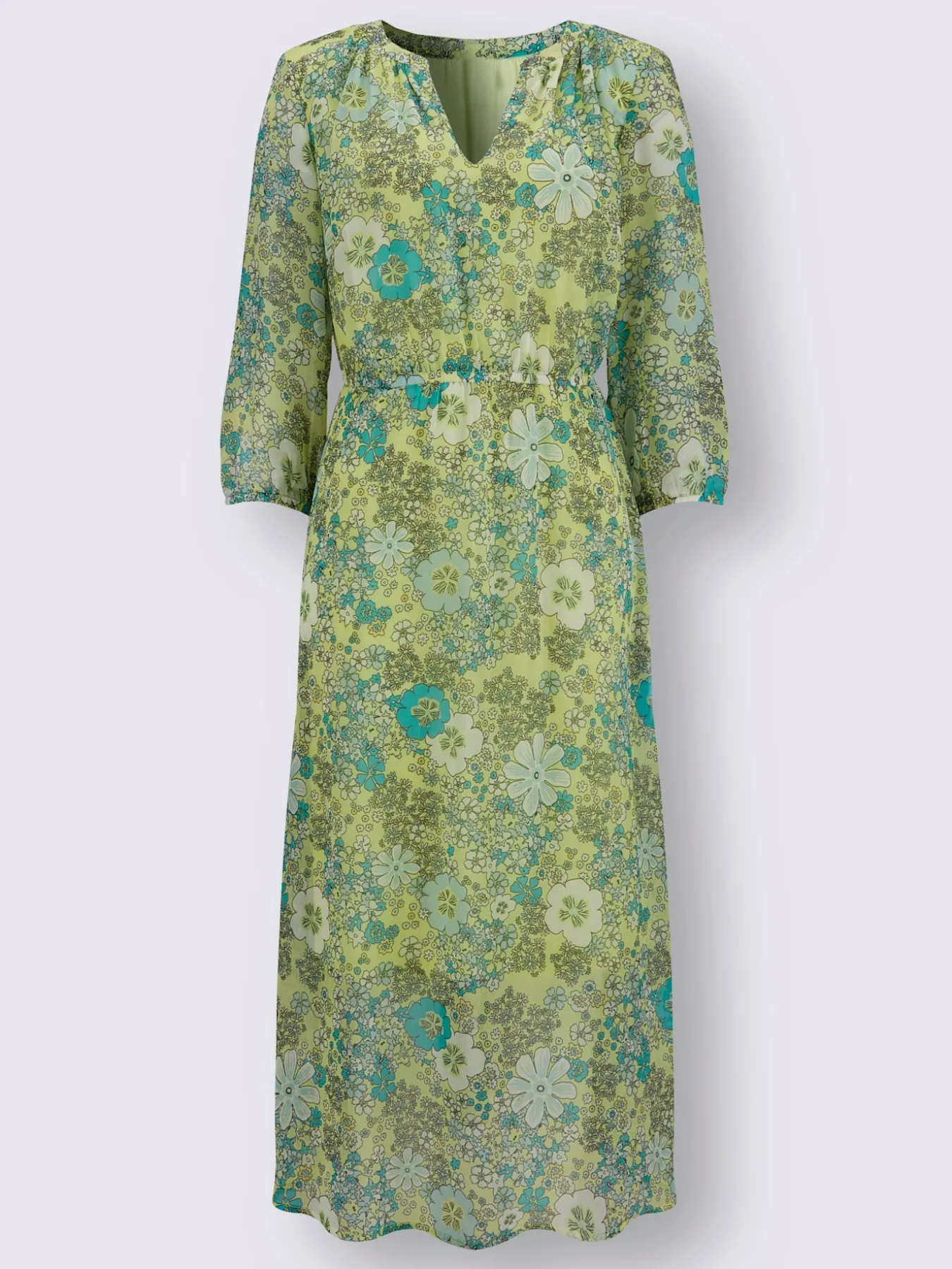 Robe imprimée coupe affinante