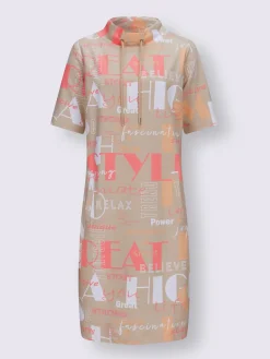 Robe imprimée coupe affinante