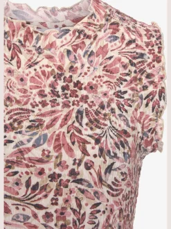 Robe imprimée encolure haute