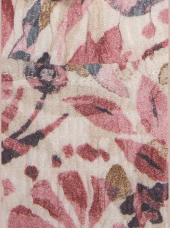 Robe imprimée encolure haute