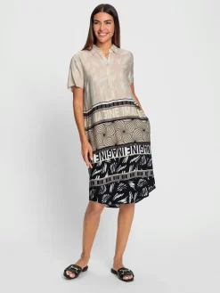 Robe imprimée motif ethnique tendance
