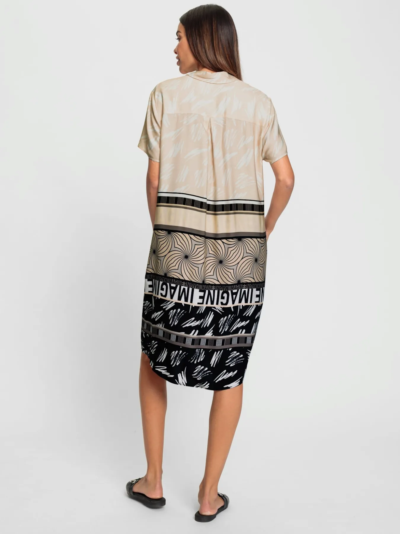 Robe imprimée motif ethnique tendance