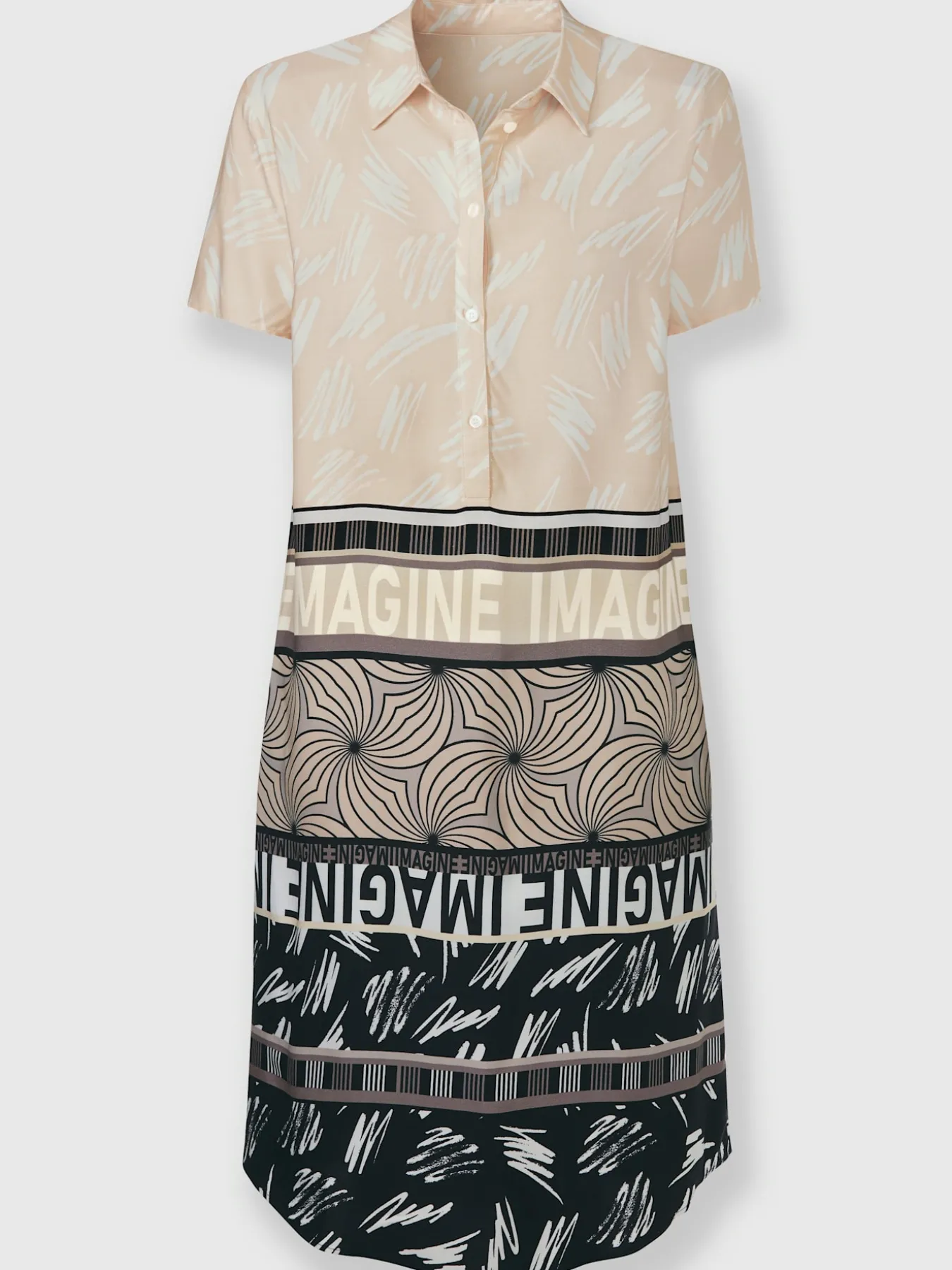 Robe imprimée motif ethnique tendance