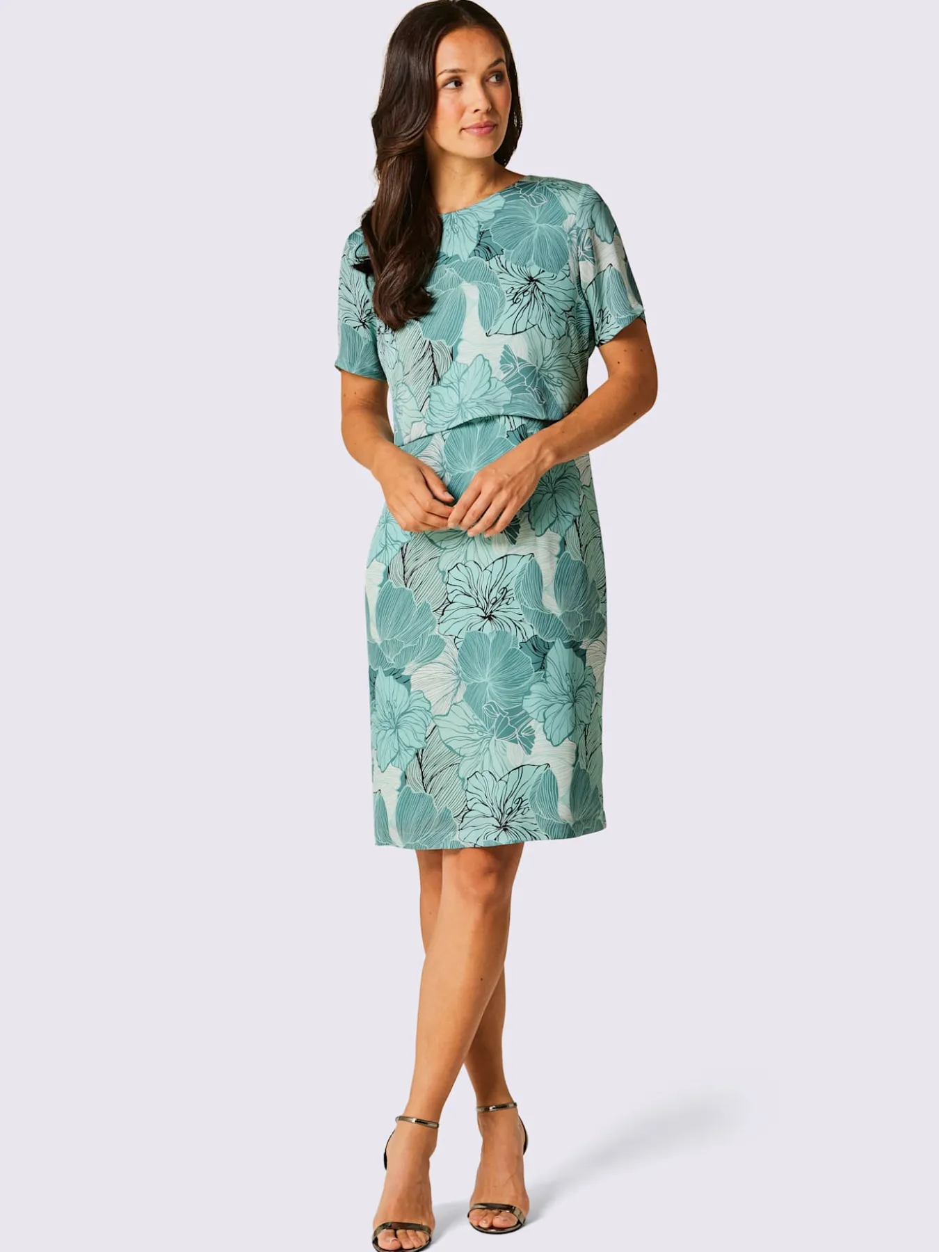 Robe imprimée qualité soie