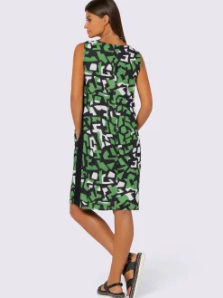 Robe imprimée qualité tissée soignée