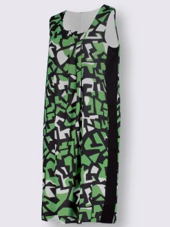Robe imprimée qualité tissée soignée