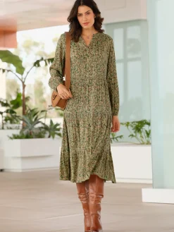 Robe imprimée qualité tissée