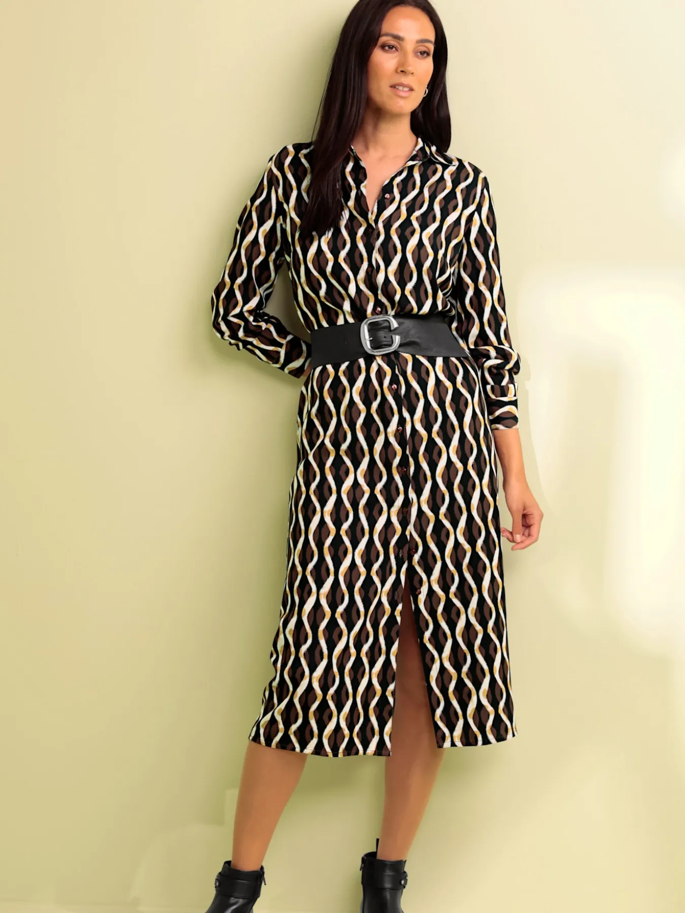 Robe imprimée qualité tissée