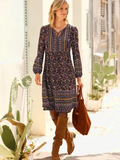 Robe imprimée qualité tissée