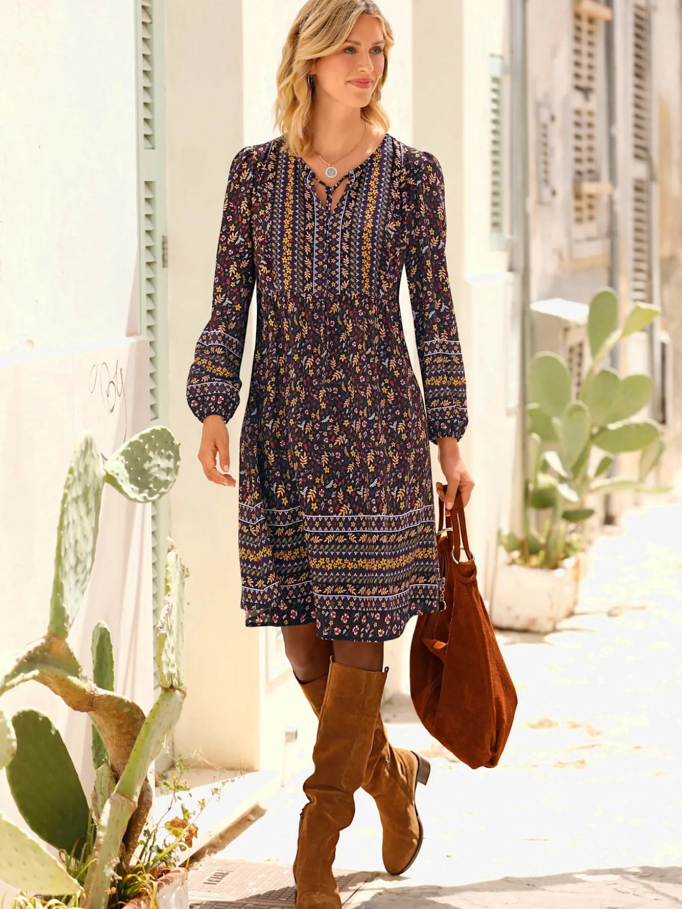 Robe imprimée qualité tissée