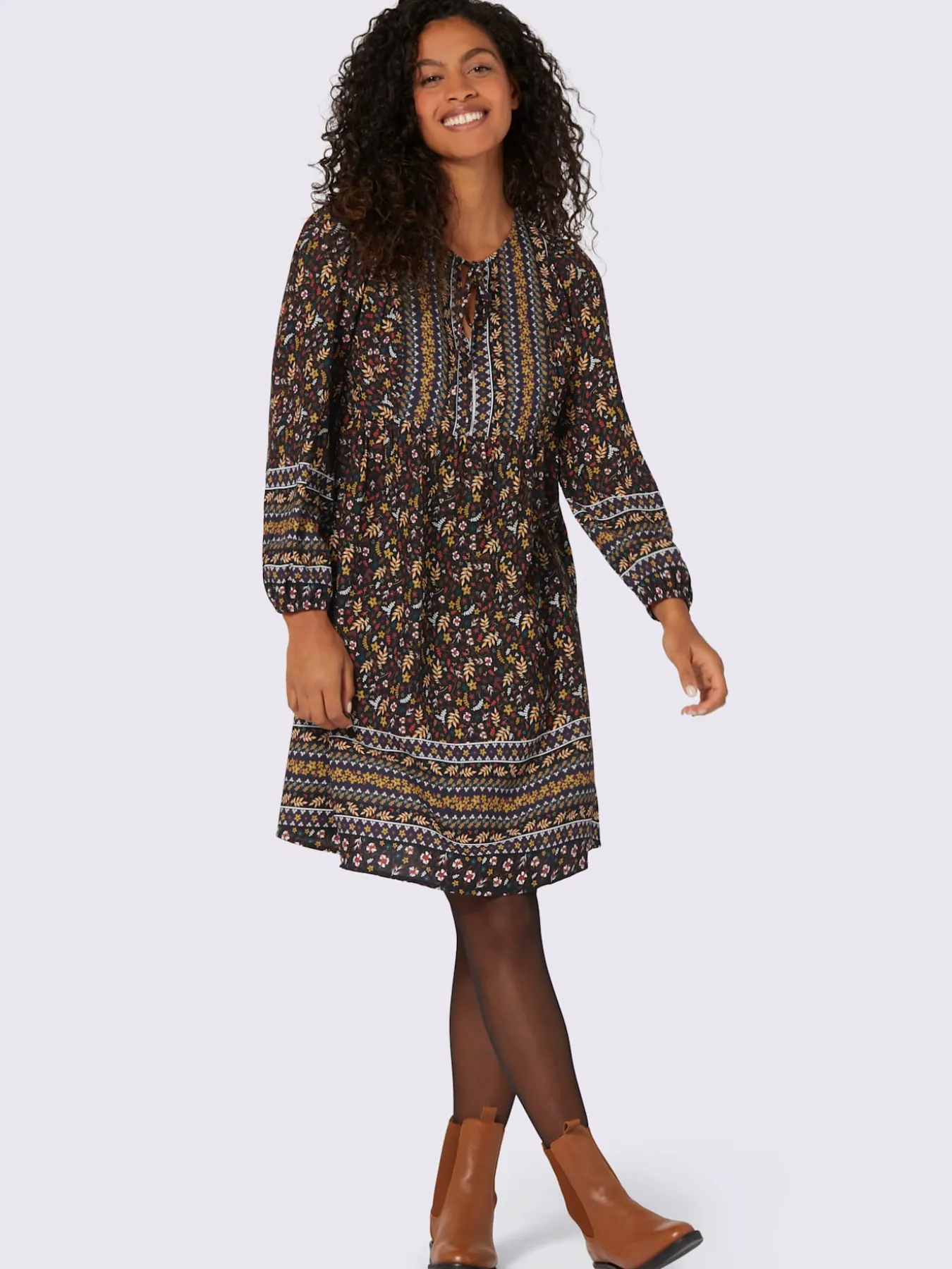 Robe imprimée qualité tissée