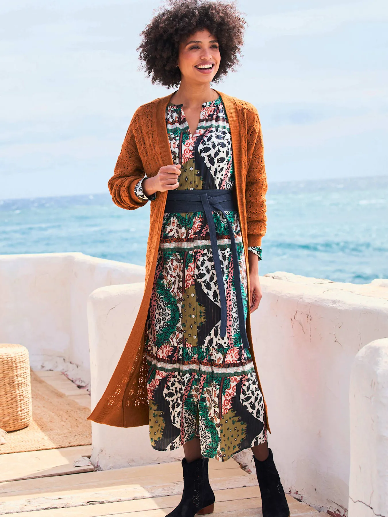 Robe imprimée qualité tissée