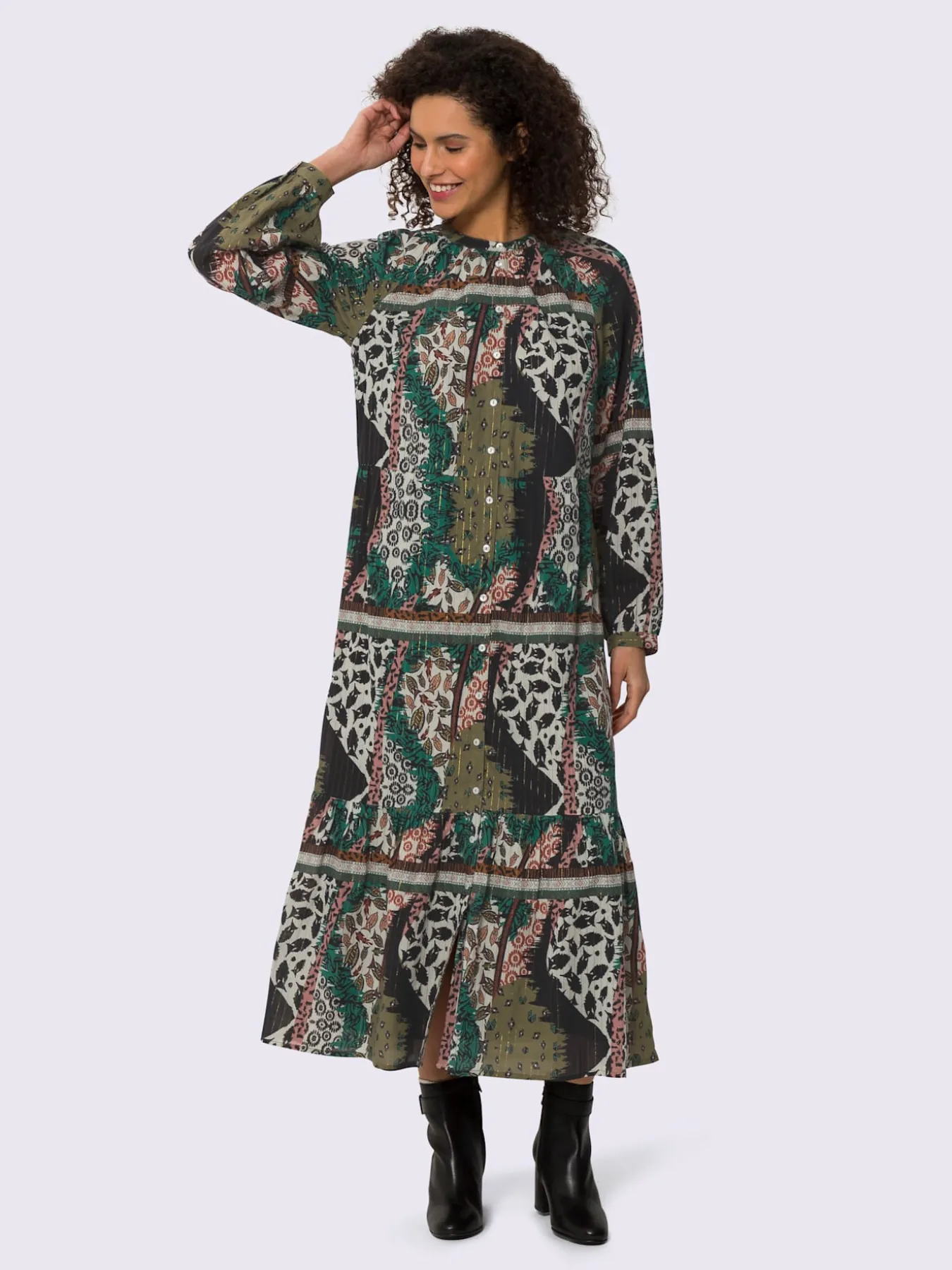 Robe imprimée qualité tissée