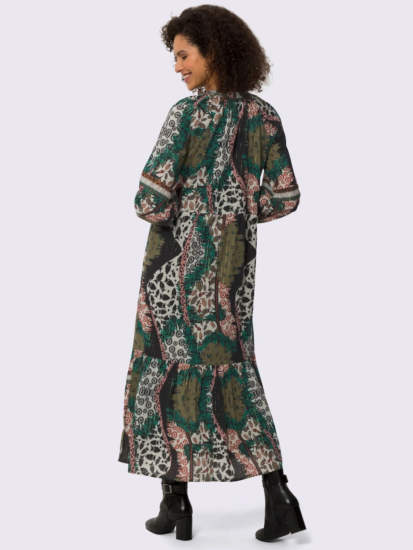 Robe imprimée qualité tissée