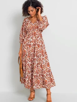 Robe imprimée qualité tissée