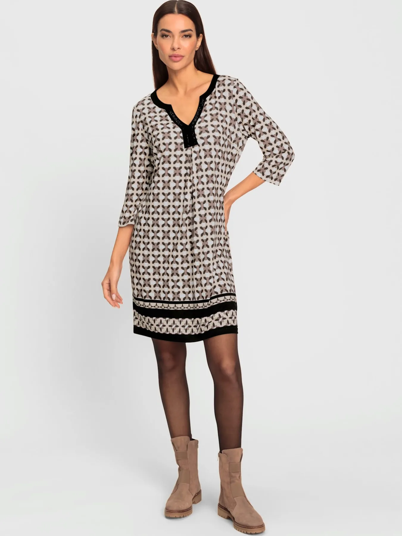 Robe imprimée robe en jersey