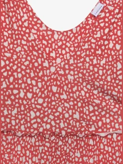 Robe imprimée robe en jersey courte à bretelles larges