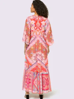 Robe imprimée superbes éléments décoratifs