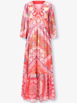 Robe imprimée superbes éléments décoratifs