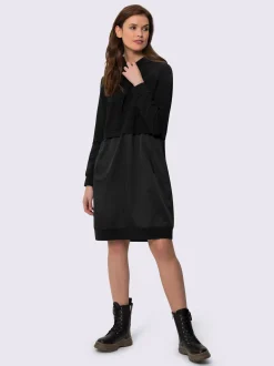 Robe légère mélange de matières tendance
