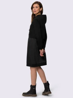 Robe légère mélange de matières tendance