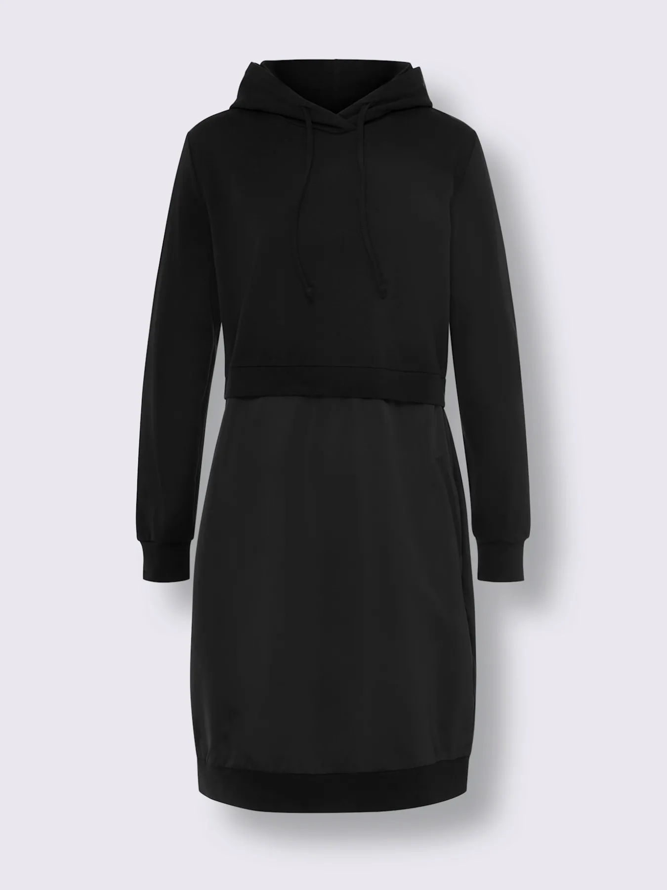 Robe légère mélange de matières tendance