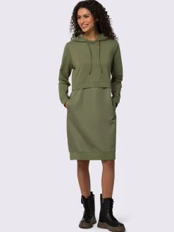Robe légère mélange de matières tendance