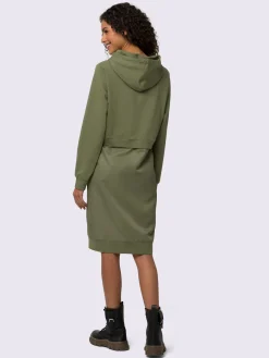Robe légère mélange de matières tendance