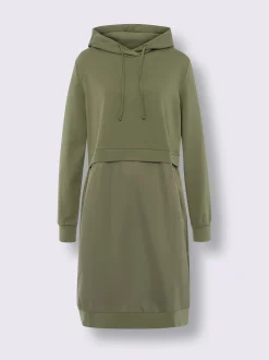 Robe légère mélange de matières tendance