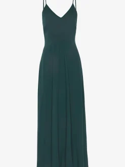 Robe longue belle encolure en v