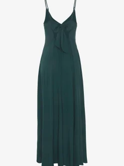 Robe longue belle encolure en v