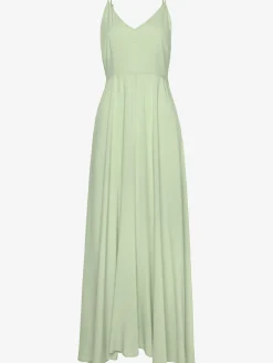 Robe longue belle encolure en v