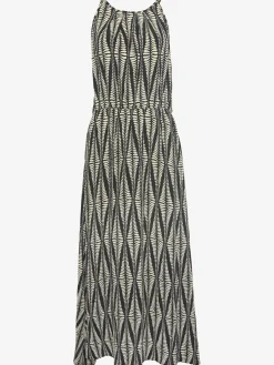 Robe longue encolure américaine