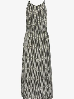 Robe longue encolure américaine