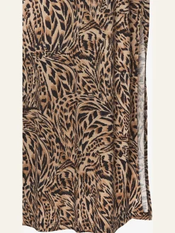 Robe longue encolure en v