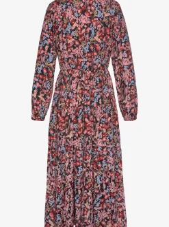 Robe longue encolure en v