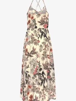 Robe longue encolure ronde