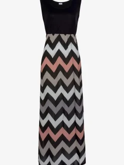Robe longue encolure ronde