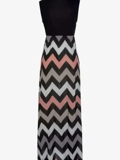 Robe longue encolure ronde
