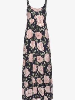 Robe longue encolure ronde